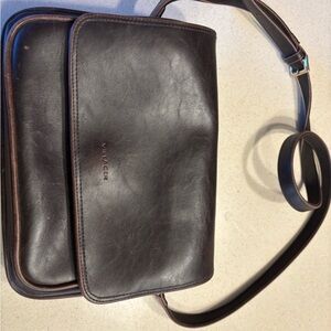Liz Claiborne Dark Brown Crossbody Bag
